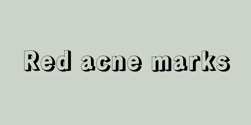 Red acne marks