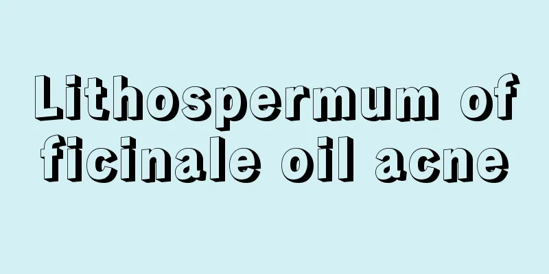 Lithospermum officinale oil acne