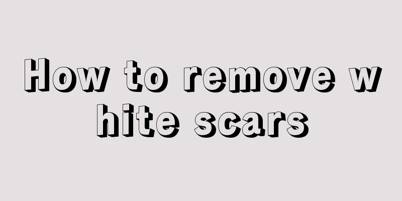 How to remove white scars