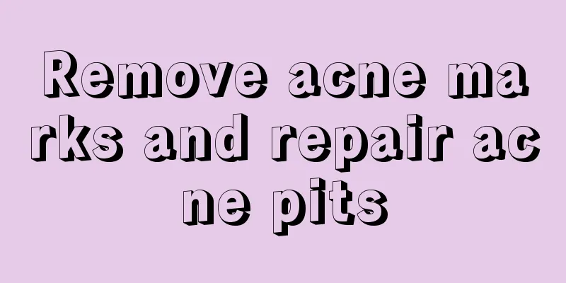 Remove acne marks and repair acne pits