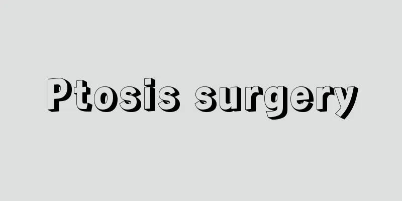 Ptosis surgery