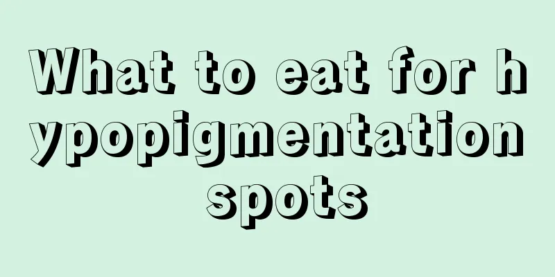 What to eat for hypopigmentation spots