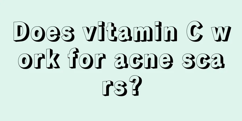 Does vitamin C work for acne scars?