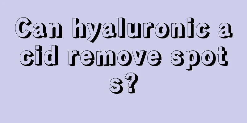 Can hyaluronic acid remove spots?