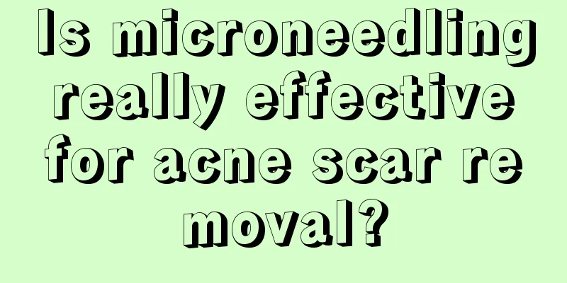 Is microneedling really effective for acne scar removal?