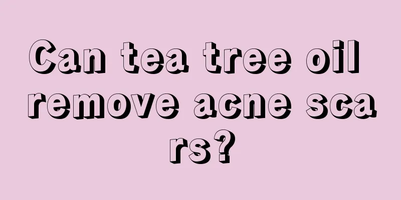 Can tea tree oil remove acne scars?