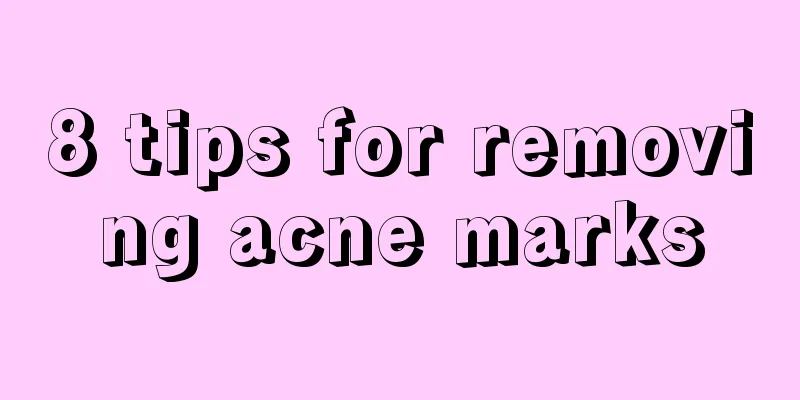 8 tips for removing acne marks