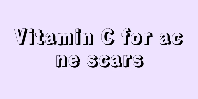 Vitamin C for acne scars