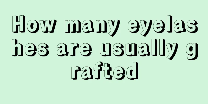 How many eyelashes are usually grafted