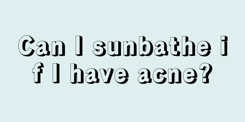 Can I sunbathe if I have acne?