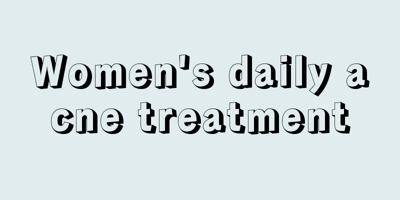 Women's daily acne treatment