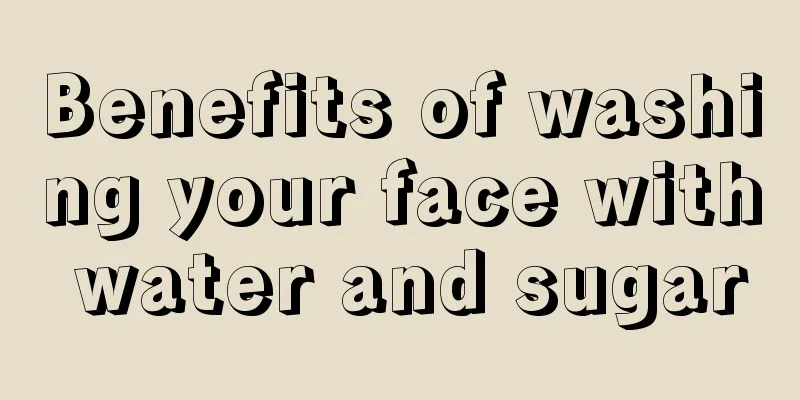 Benefits of washing your face with water and sugar