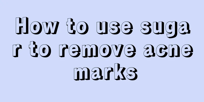 How to use sugar to remove acne marks