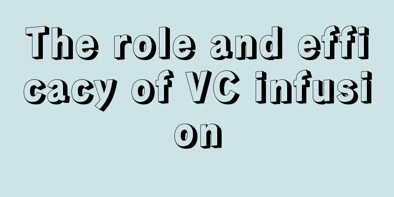 The role and efficacy of VC infusion