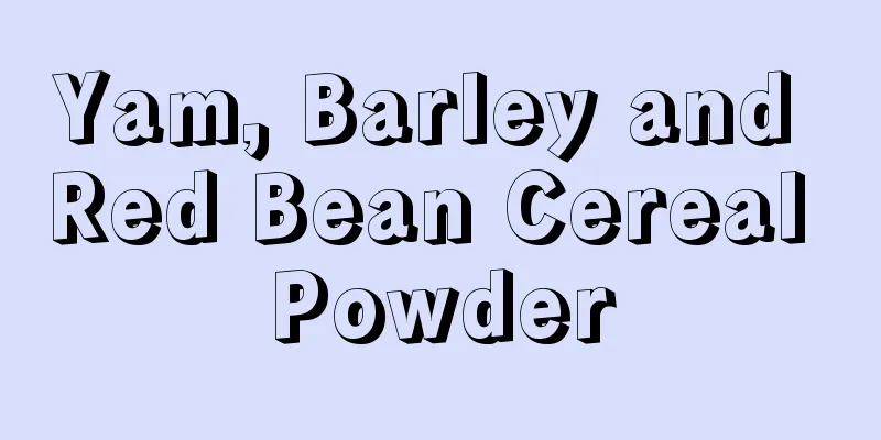 Yam, Barley and Red Bean Cereal Powder