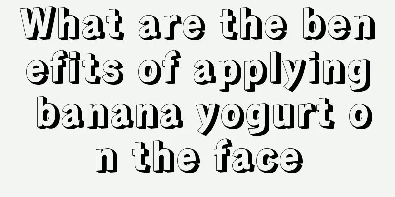 What are the benefits of applying banana yogurt on the face