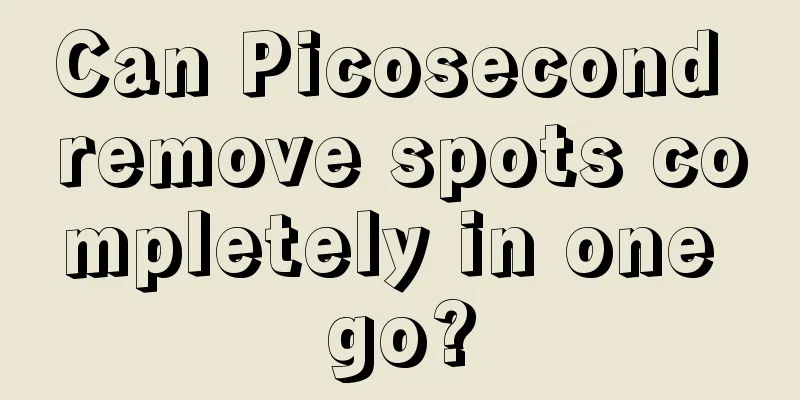 Can Picosecond remove spots completely in one go?