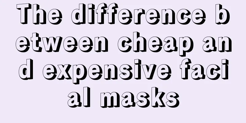 The difference between cheap and expensive facial masks