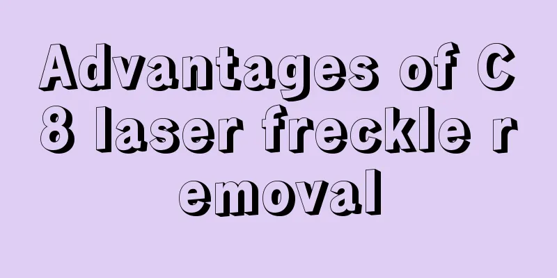 Advantages of C8 laser freckle removal