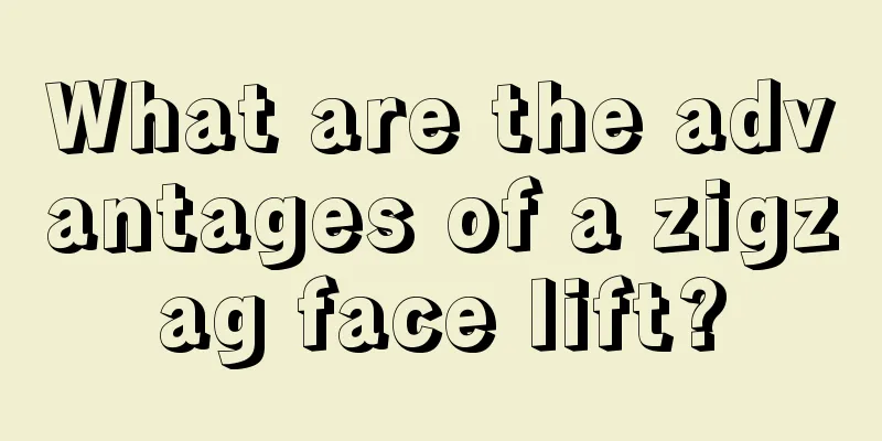 What are the advantages of a zigzag face lift?