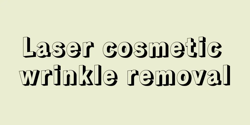 Laser cosmetic wrinkle removal