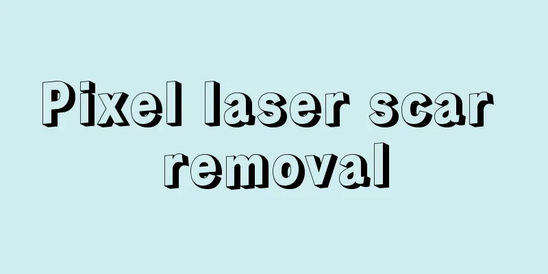 Pixel laser scar removal