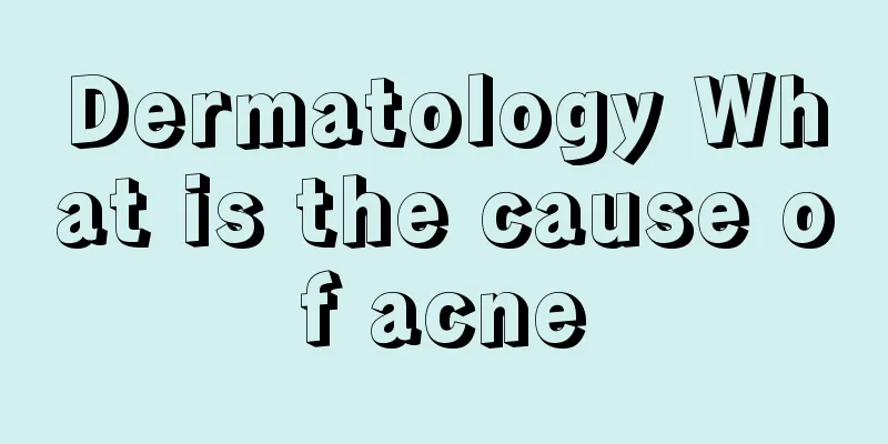 Dermatology What is the cause of acne