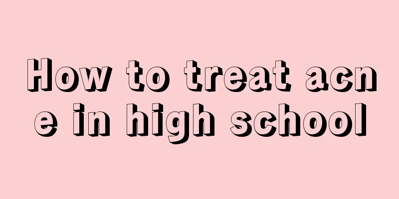 How to treat acne in high school