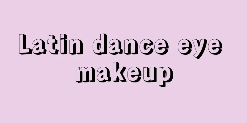 Latin dance eye makeup