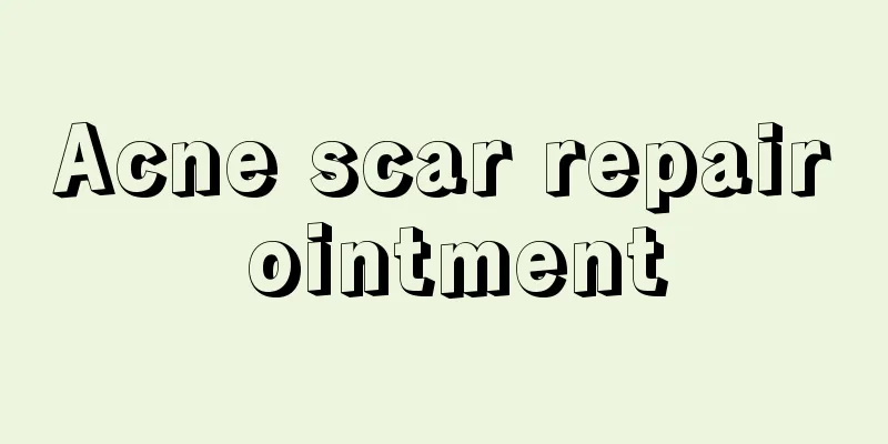 Acne scar repair ointment