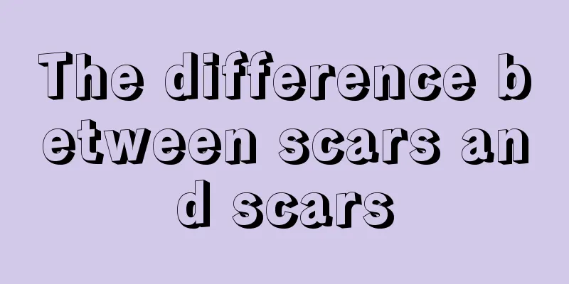 The difference between scars and scars