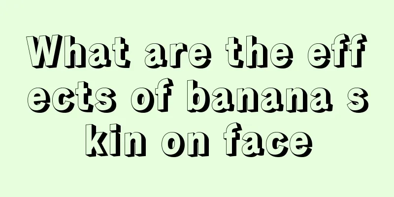 What are the effects of banana skin on face