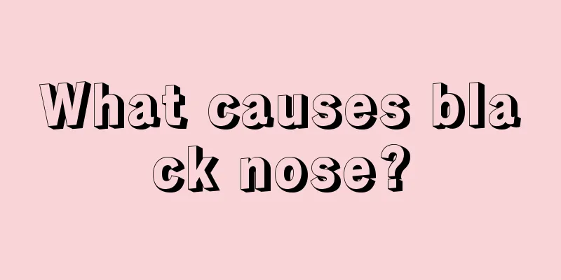 What causes black nose?