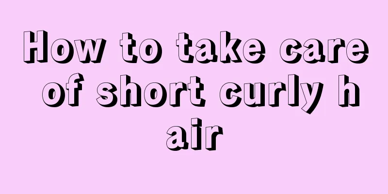 How to take care of short curly hair