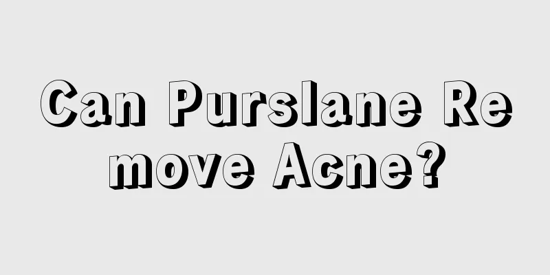 Can Purslane Remove Acne?