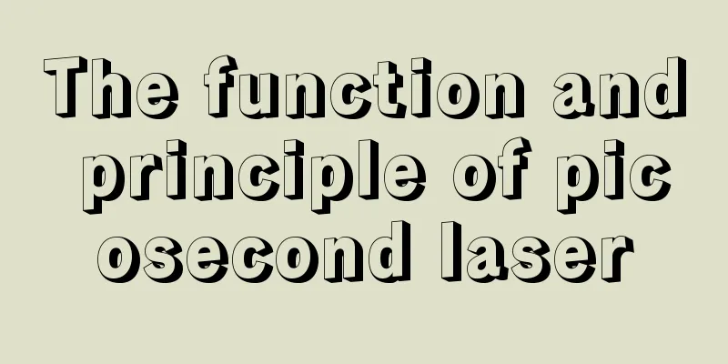 The function and principle of picosecond laser