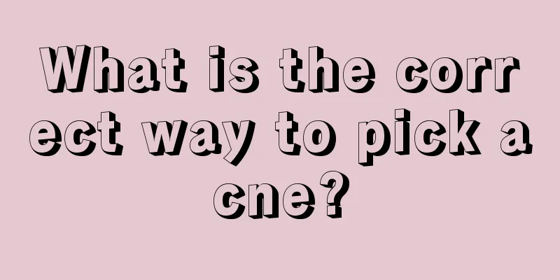 What is the correct way to pick acne?