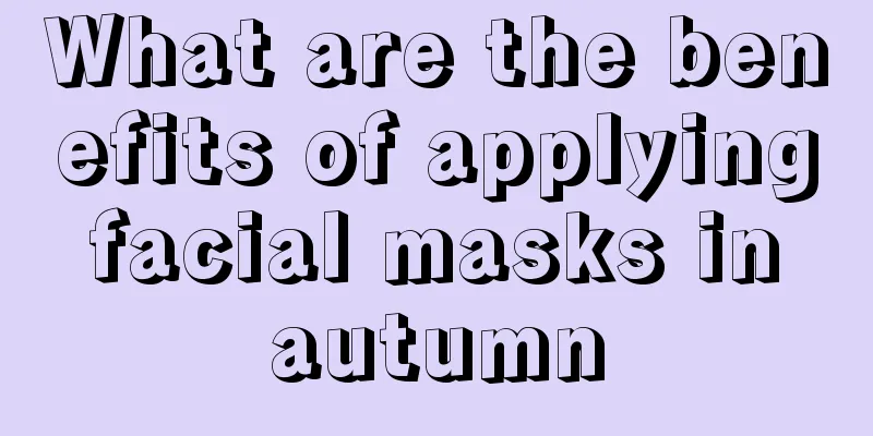 What are the benefits of applying facial masks in autumn