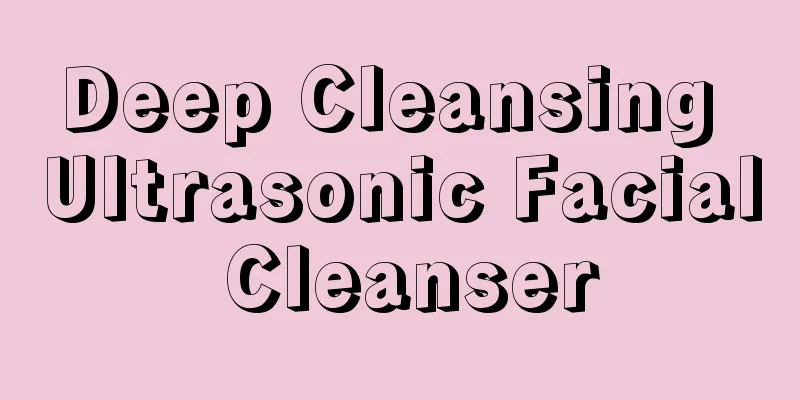 Deep Cleansing Ultrasonic Facial Cleanser