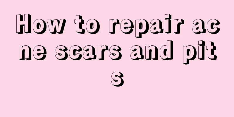 How to repair acne scars and pits