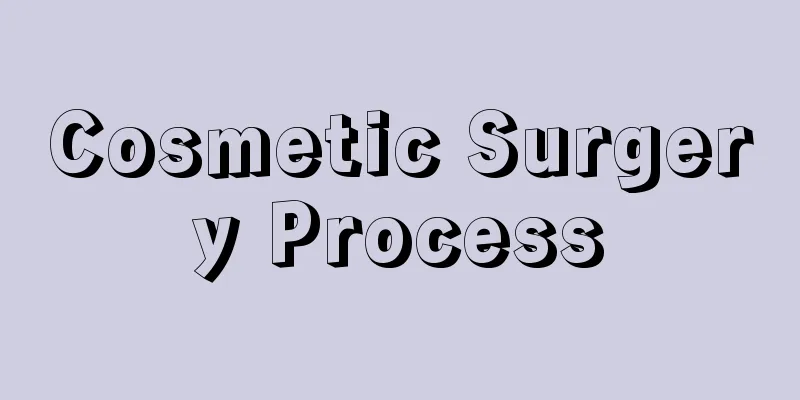 Cosmetic Surgery Process