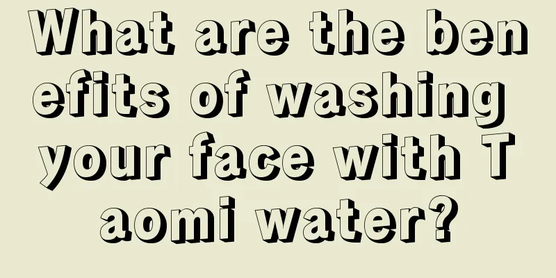 What are the benefits of washing your face with Taomi water?