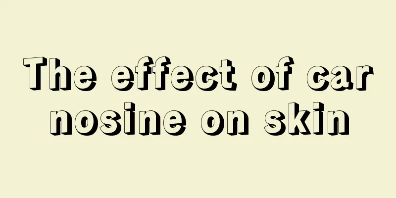 The effect of carnosine on skin