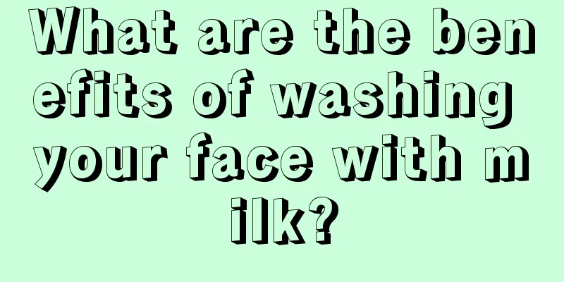 What are the benefits of washing your face with milk?