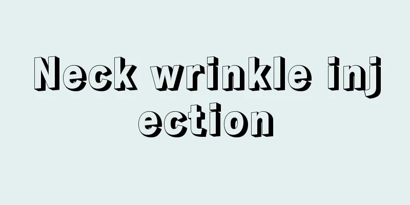 Neck wrinkle injection