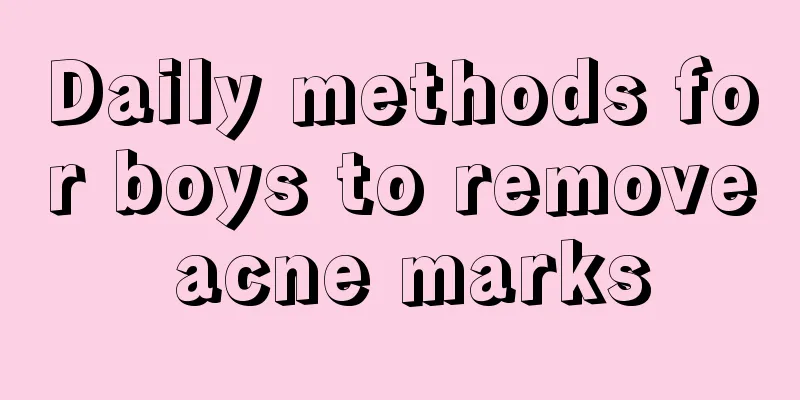 Daily methods for boys to remove acne marks