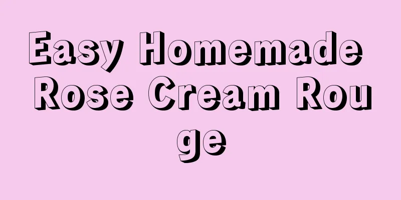 Easy Homemade Rose Cream Rouge