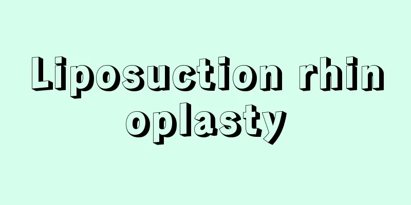 Liposuction rhinoplasty