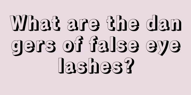 What are the dangers of false eyelashes?