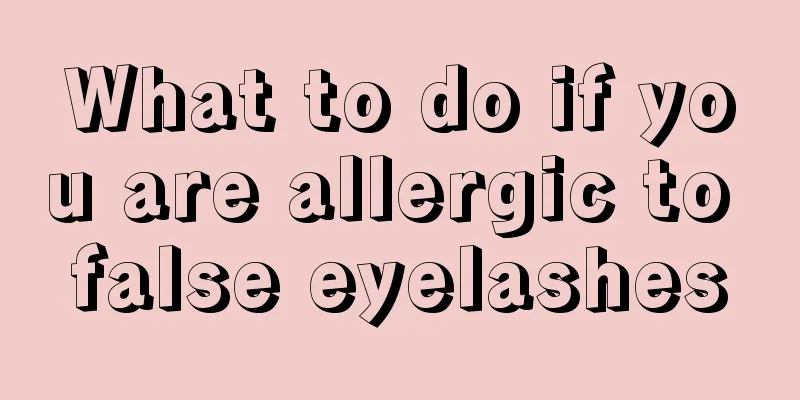 What to do if you are allergic to false eyelashes